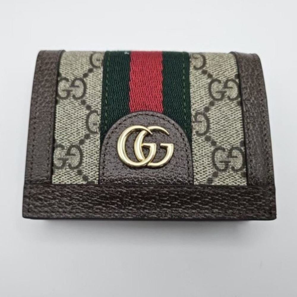 Gucci Brown and Green Wallet